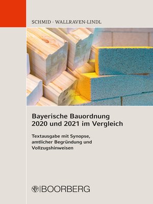cover image of Bayerische Bauordnung 2020 und 2021 im Vergleich